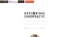Desktop Screenshot of exploringchiropractic.com