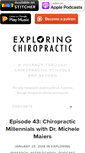 Mobile Screenshot of exploringchiropractic.com